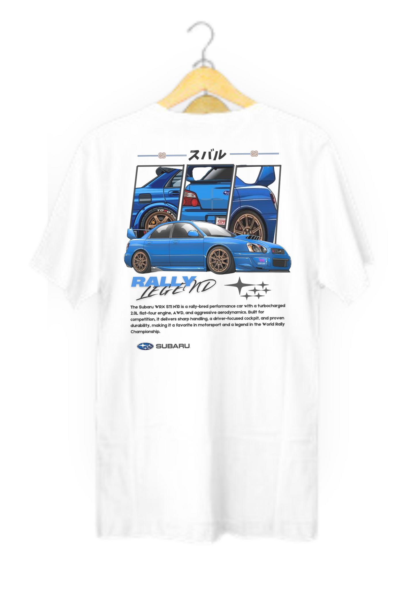 SUBARU WRX STI | RALLY LEGEND T-SHIRT